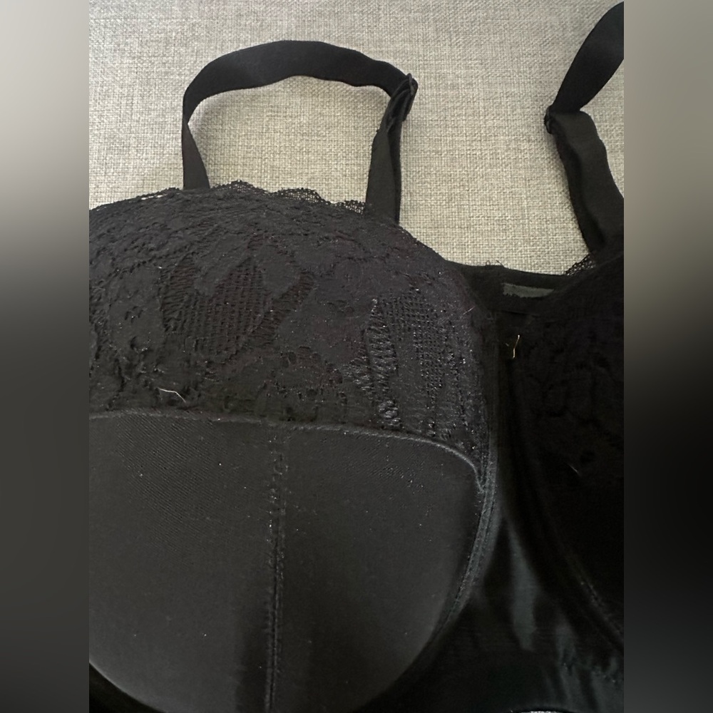 Elegant Black Lace Butterfly Back Multi Way Women's Bra - Picture 2 of 7